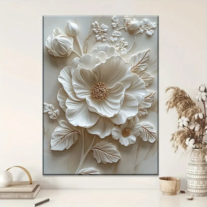 White Flower Canvas Print