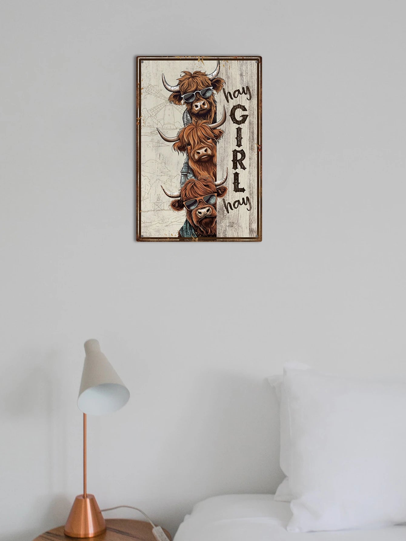 Yak Metal Art Wall Decor
