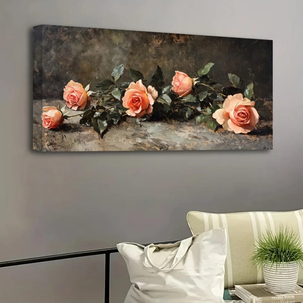 Victorian Style Floral Painting