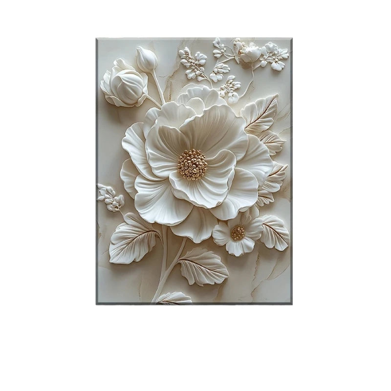 White Flower Canvas Print