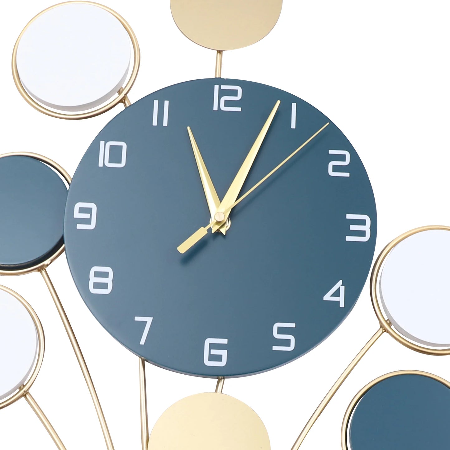 Tri Color Balloon Wall Clock Decor