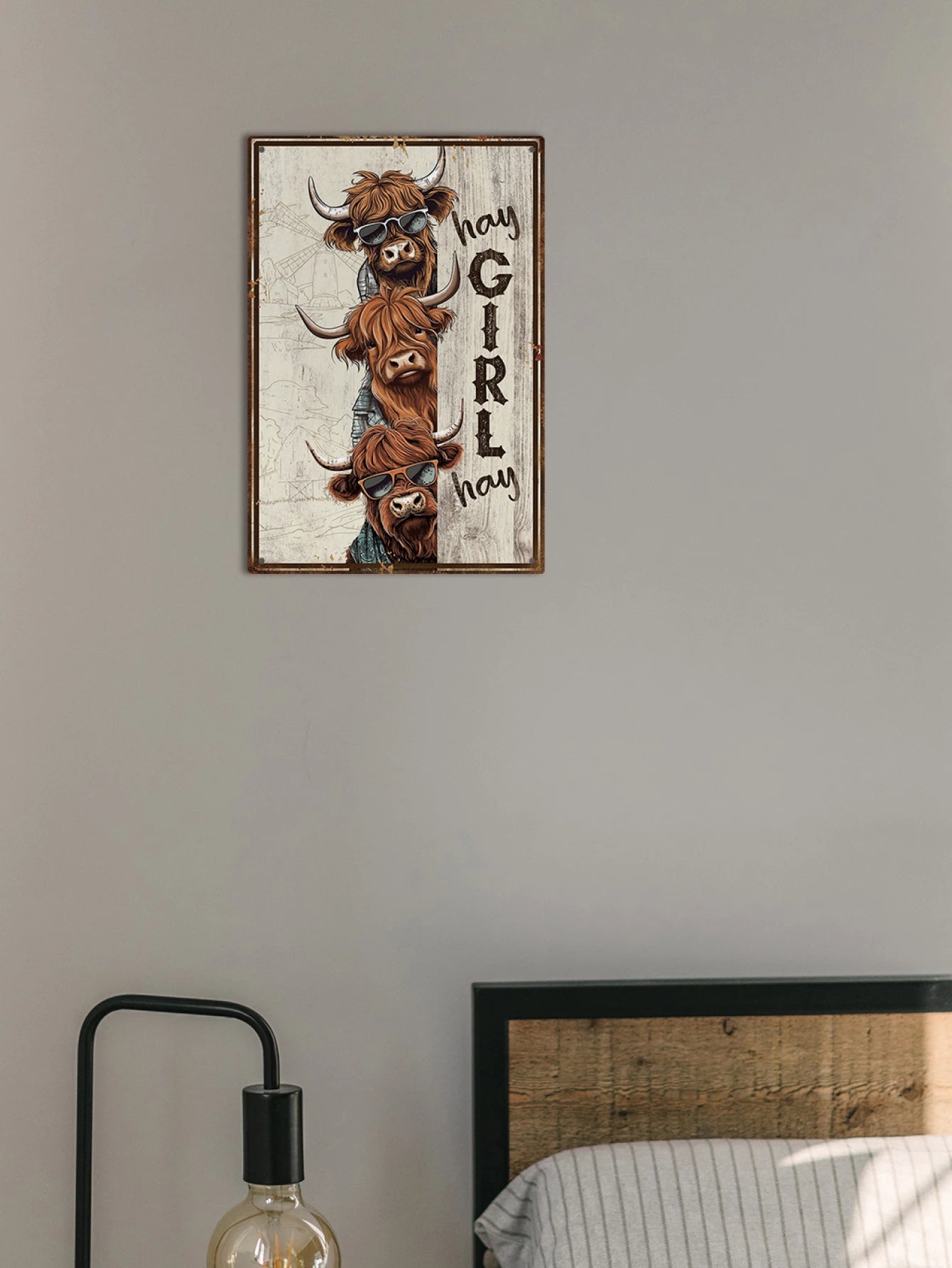 Yak Metal Art Wall Decor