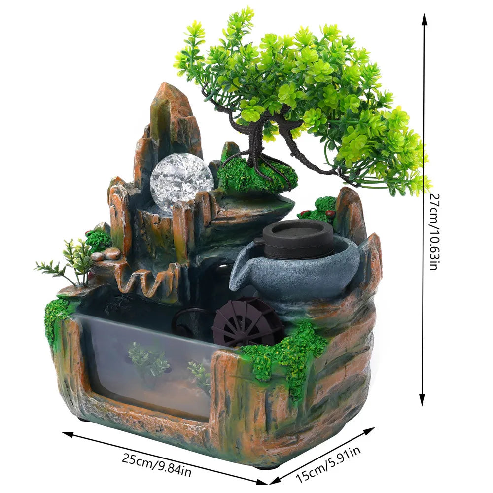Desktop Zen Water Fountain Decor