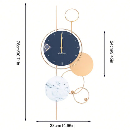 Modern Circles Design Wall Clock