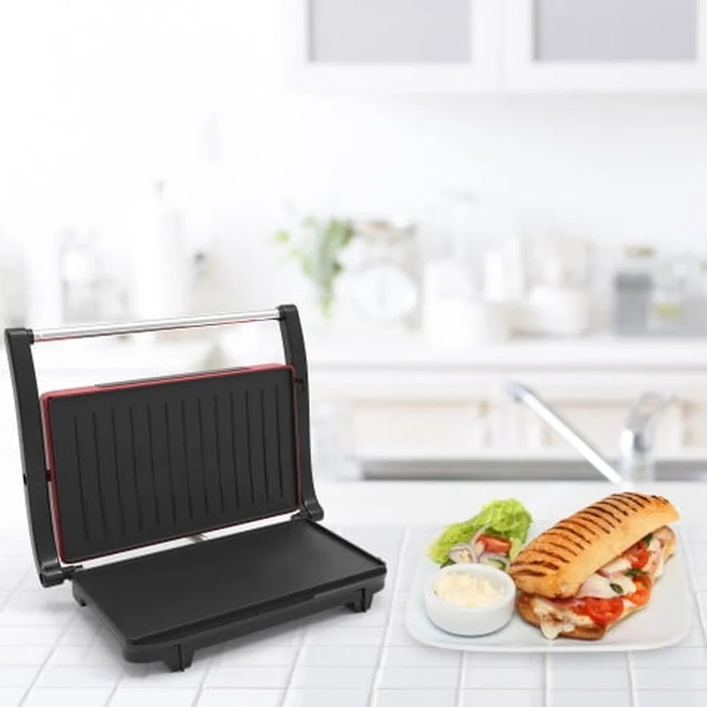 Electric Panini Press Grill Sandwich Maker