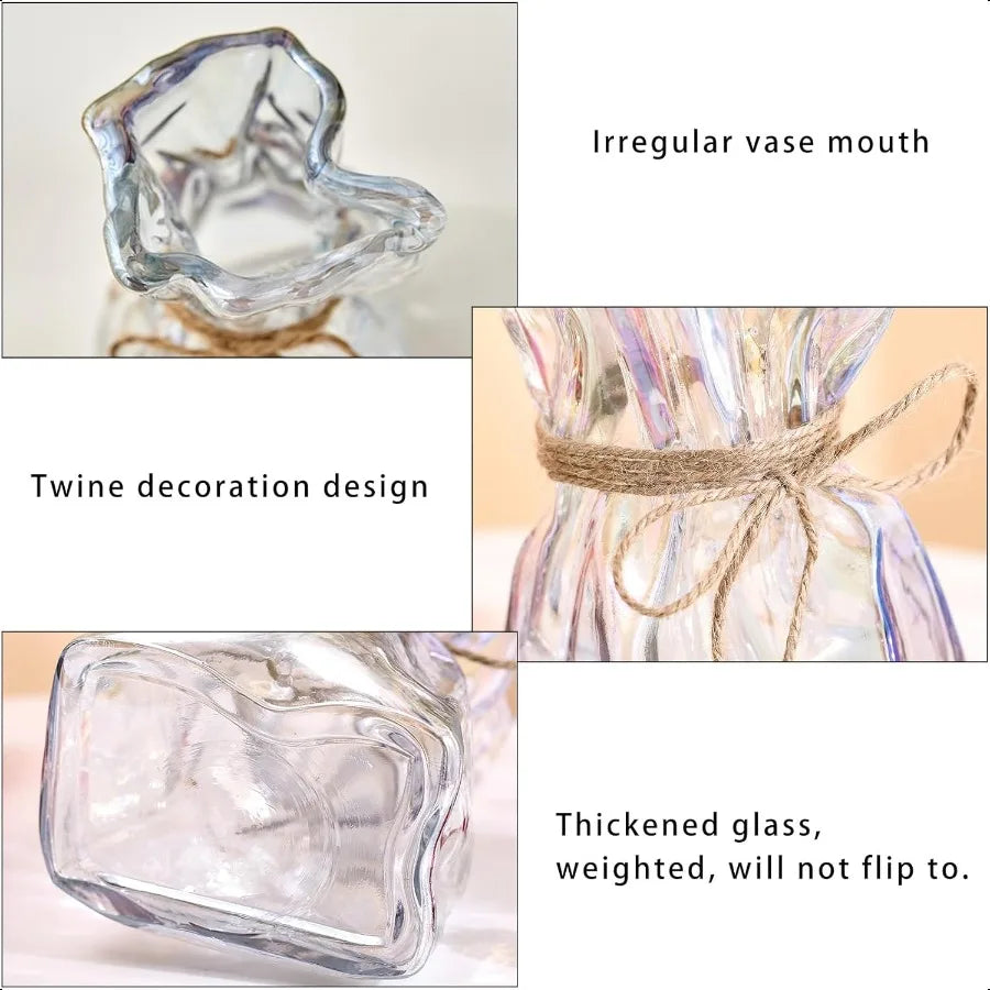 Modern Glass Irregular Shaped Vase