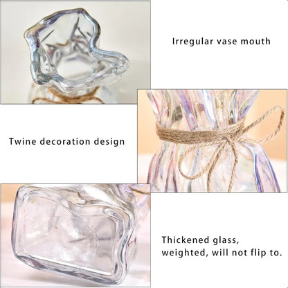 Modern Glass Irregular Shaped Vase