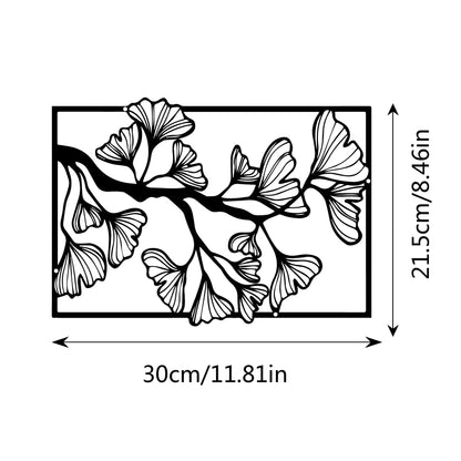 Metal Black And White Wall Art