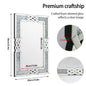 Crystal Crushed Diamond Decorative Mirror