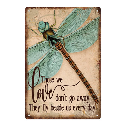 Dragonfly Metal Wall Art Decor