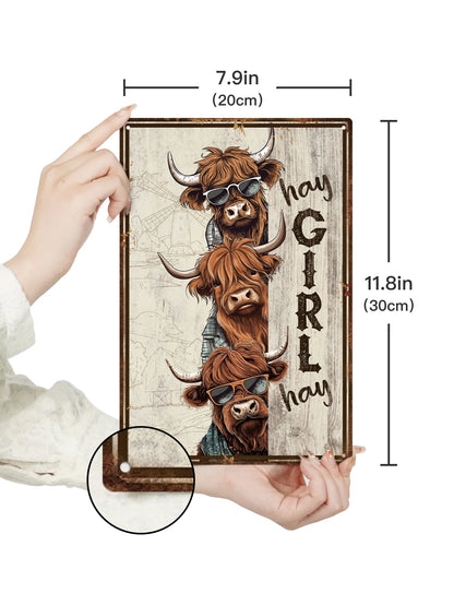 Yak Metal Art Wall Decor