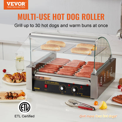 Commercial Electric Hot Dog Sausage Roller