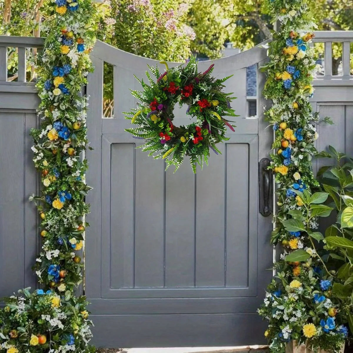 Wildflower Wreath Decor