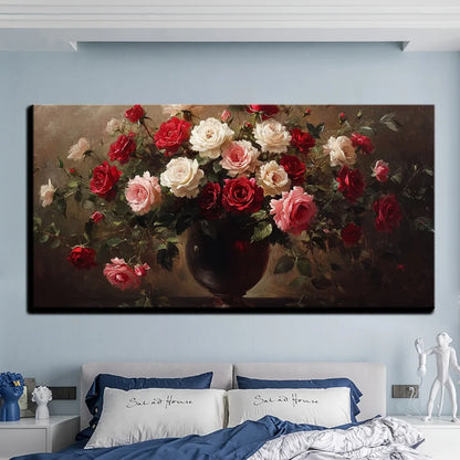 Victorian Style Floral Vase Print
