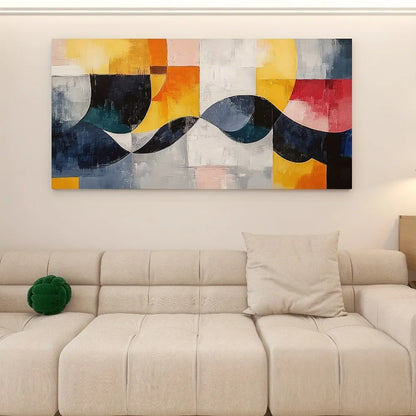 Modern Geometric Abstract Canvas Art